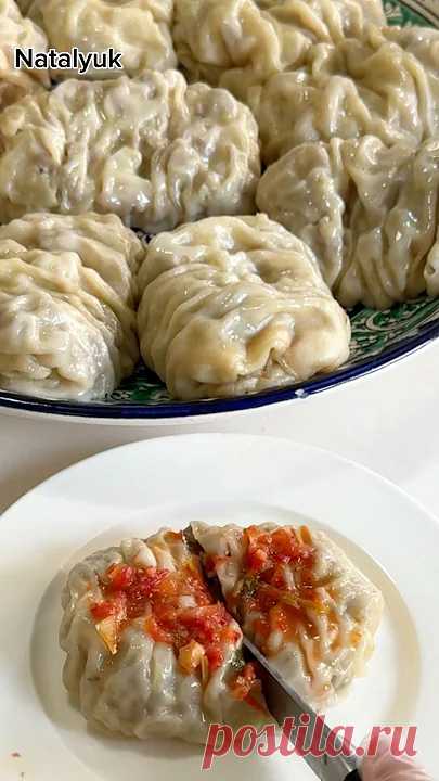 WHAT TO COOK FOR DINNER?  КАК НАЛЕПИТЬ МАНТЫ - ХАНУМ  В ГАРМОШКУ #tasty #viralshort #вкусно #оромо#манты##ханум #рецептханум #ханумскартошкой #ханумрецепт#узбекскаякухня Ингредиенты:мука 300 гсольвода 140 млДля начинки:говядина 450 глук 2-3 шт(400г)...