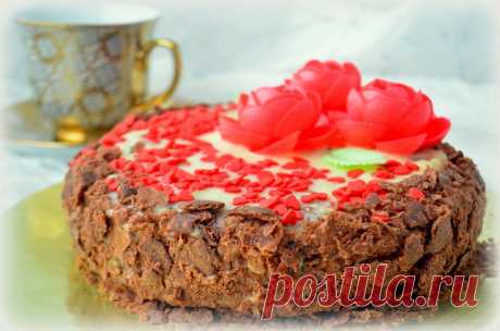 MY FOOD или проверено Лизой: Нежный шоколадный Наполеон