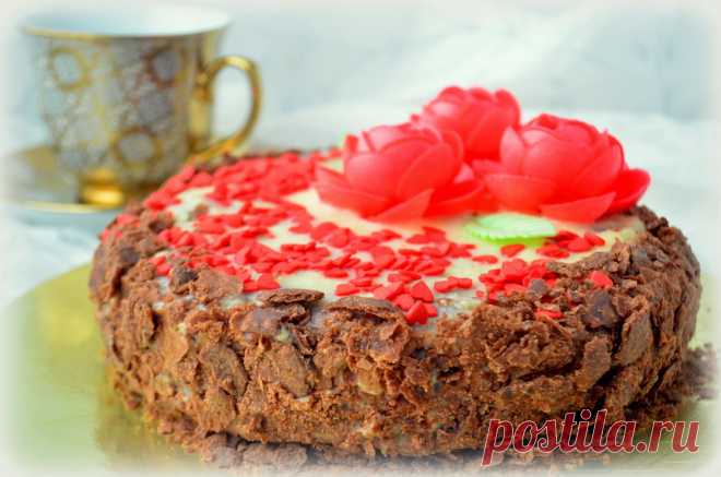 MY FOOD или проверено Лизой: Нежный шоколадный Наполеон