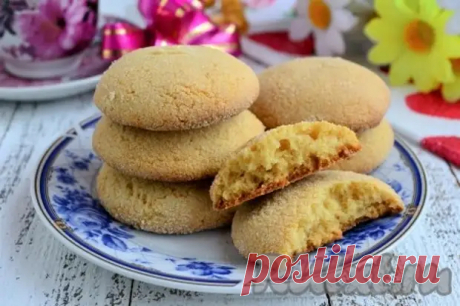 Печенье из манки без муки