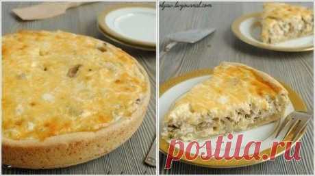 Как приготовить лоранский пирог с курицей и грибами. - рецепт, ингридиенты и фотографии