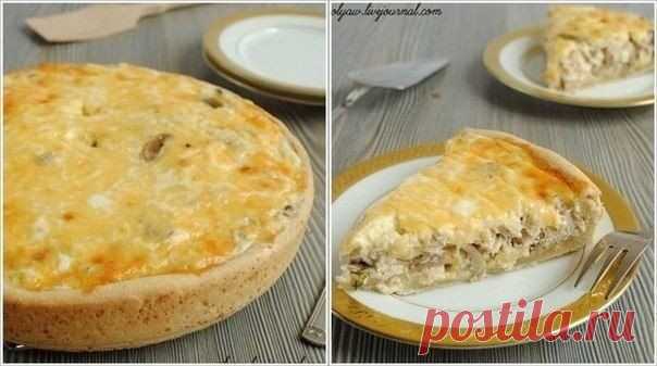 Как приготовить лоранский пирог с курицей и грибами. - рецепт, ингридиенты и фотографии