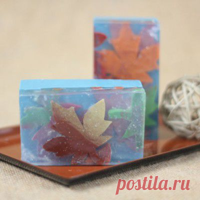 Мыло Опавшие листья своими руками