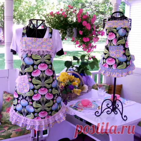 Нарядные фартуки для кухни своими руками - ЖЕНСКИЙ МИР - медиаплатформа МирТесен