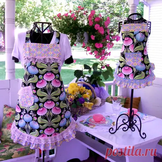 Нарядные фартуки для кухни своими руками - ЖЕНСКИЙ МИР - медиаплатформа МирТесен