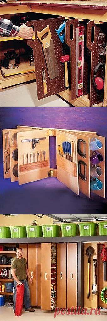 Наводим порядок в гараже: 30 полезных советов.