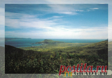 Северо-Курильск, Сахалинская область, Россия - вид на город - 2003-й год - г2847 | GRADY.ru