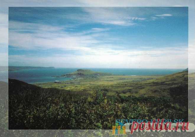 Северо-Курильск, Сахалинская область, Россия - вид на город - 2003-й год - г2847 | GRADY.ru