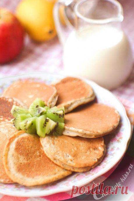 Рецепт банановых оладий с маком