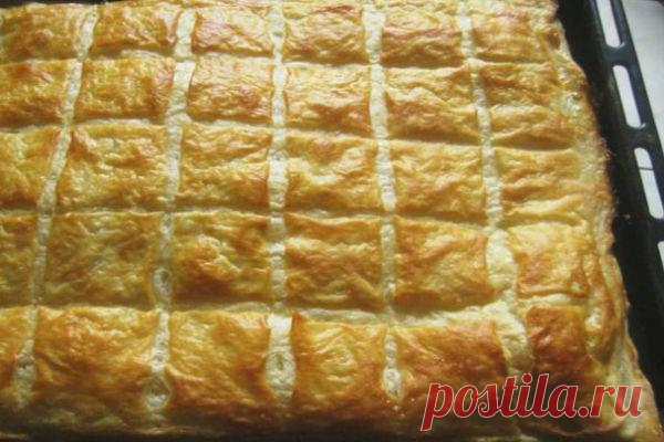 Слоеный пирог- хачапури