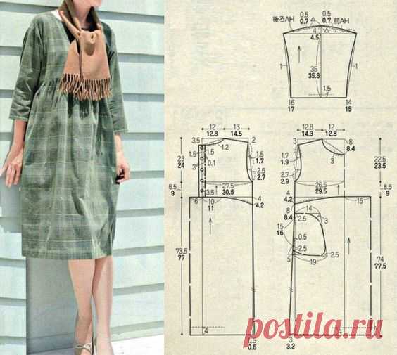 Универсальная вещь на любую фигуру - платья бохо
Подборка простых фасонов и выкройка на заметку