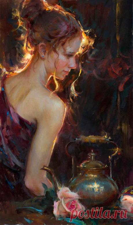 Художник Daniel F.Gerhartz. Одно прекрасное мгновение