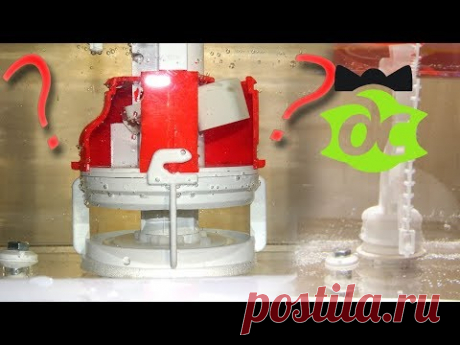 Как работает арматура для унитаза?