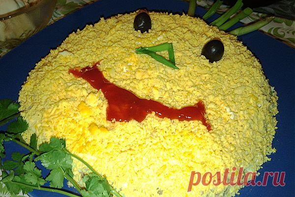 Потрясающе вкусный слоёный салатик с сардиной!
"Слоёный салат с рыбной консервой" Смотри здесь...