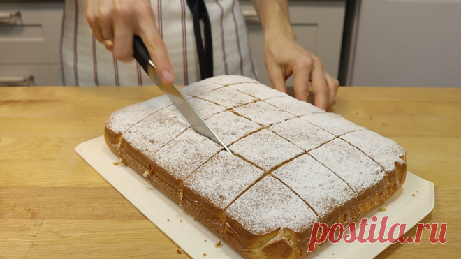 Готовлю знаменитый горячий молочный пирог (Hot Milk Cake)или пирог на горячем молоке, и пирог и бисквит | Ольга Шобутинская | Яндекс Дзен