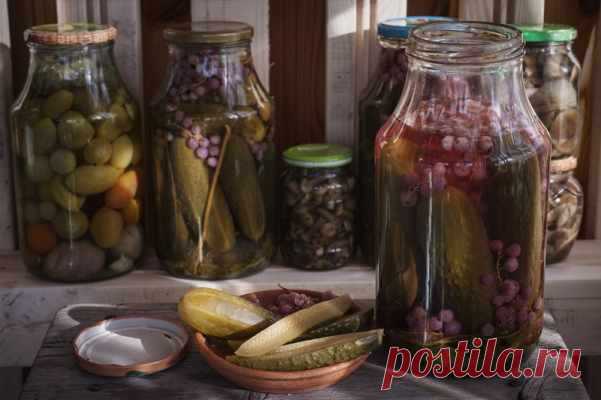 Маринованные огурцы в банках с красной смородиной, пикантные, хрустящие — Домашняя кулинария