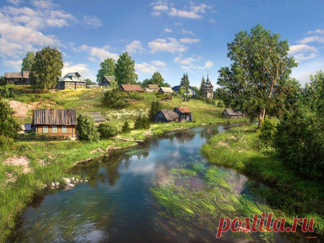 Березовый шум... 2 стихотворения о красе нашей матушки Руси. Березовый шум уплывал в небеса,
Где птиц перелетных слышны голоса.
Где иволга плачет до самой зари
И шумною стайкой летят сизари.