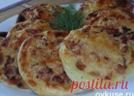 Картофельные ватрушки с курицей