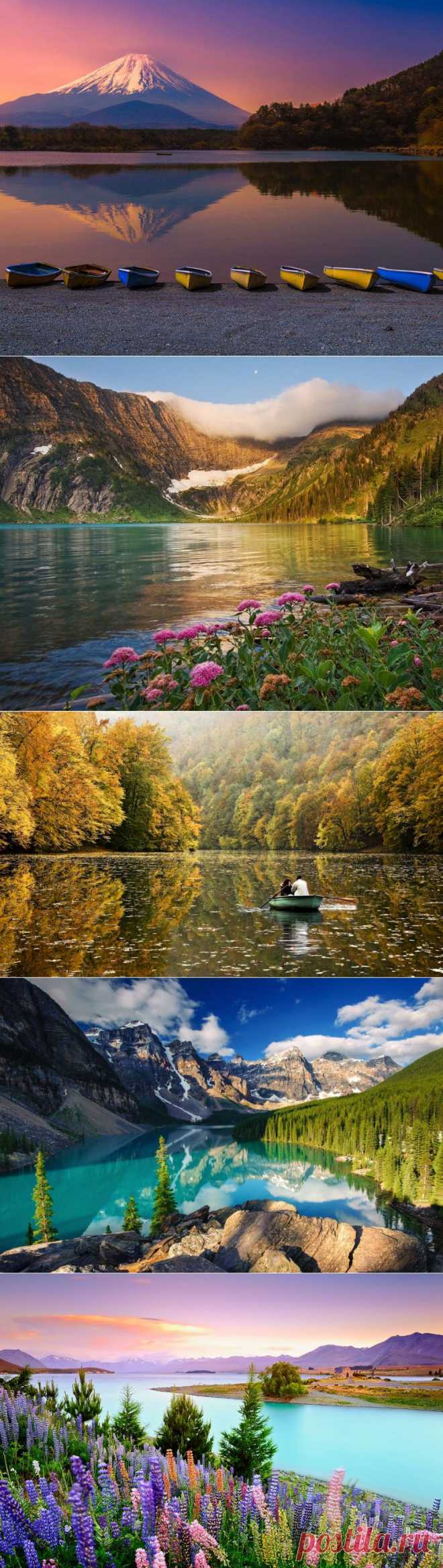 Отражения в озере. Это нужно увидеть! / Всё самое лучшее из интернета