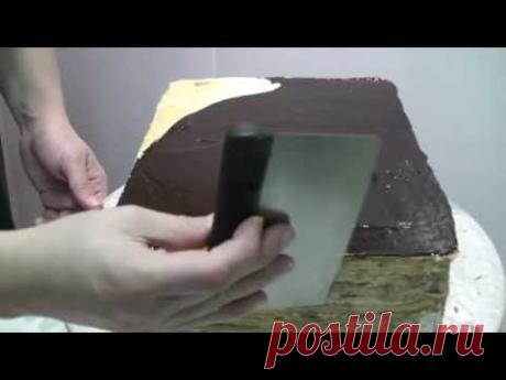 подготовка торта под обтяжку - YouTube