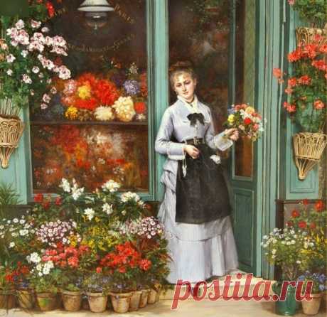 Jules Emile Saintin (1829-1894) - | Виртуальный мир Panter Woman