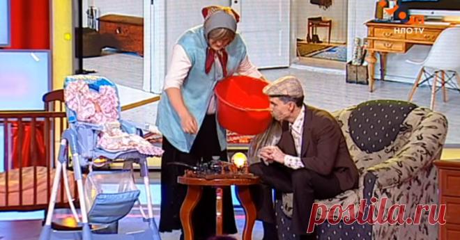 Дед с бабкой остались в няньках с внуками. Чуть не упала со стула от смеха!