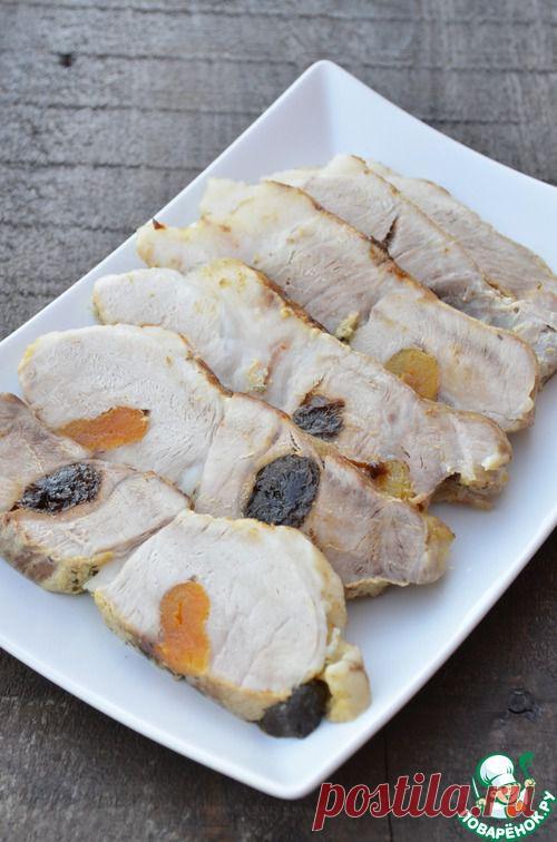 Свинина в горчично-йогуртовой корочке.