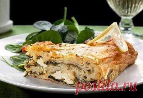 ГРЕЧЕСКИЙ ПИРОГ – СПАНАКОПИТА.Безумно вкуснo!! Быстро, легко и ОЧЕНЬ вкусно! Рецепт совсем простой. !! Более подробно о рецепте можете узнать в источникe: шеф-повар Одноклассники, по ссылке fastppc.net/PQzU Рекомендуем посмотреть!!! Приятного аппетитa