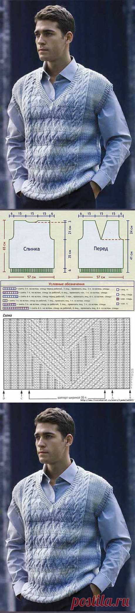 Безрукавки для мужчин.