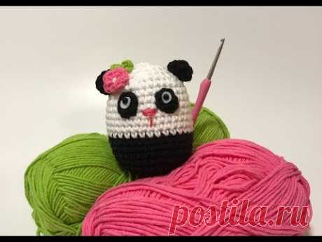 🌀 Como Fazer Uma Ursinha Panda de Amigurumi - YouTube