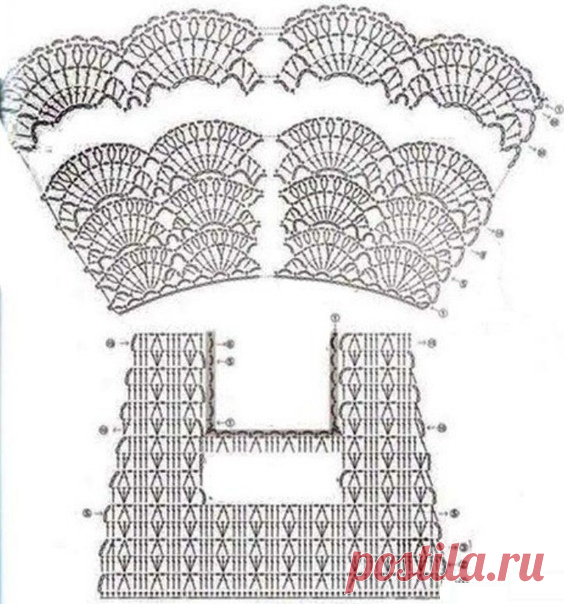 Как связать майку крючком