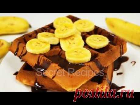 Банановые вафли за 15 минут. 3 очень вкусных рецепта