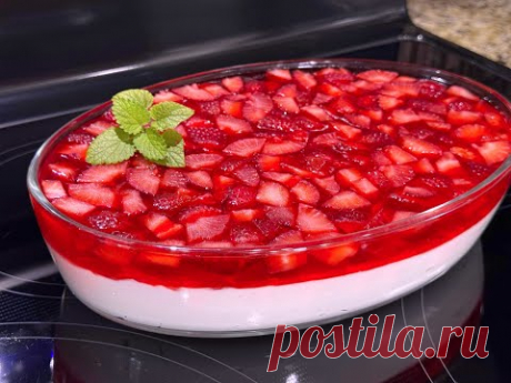 Десерт из КЛУБНИКИ за несколько минут. Просто, Быстро, Очень Вкусно!