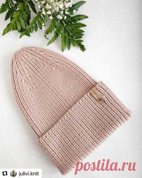 Шапка с модной макушкой "луковка" buy_and_knit