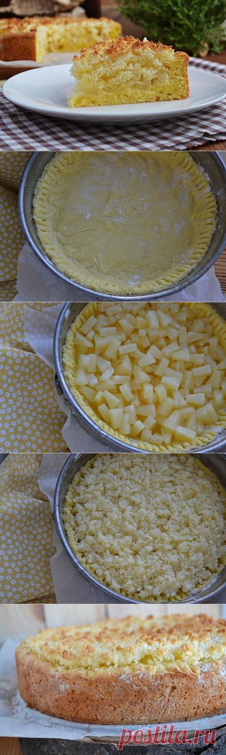 Творожный пирог с ананасами - пошаговый рецепт с - как приготовить - ингредиенты, состав, время приготовления - Леди Mail.Ru