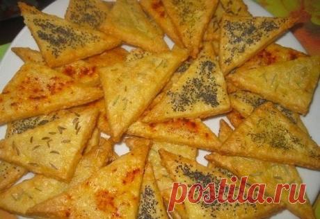 Сырное печенье к вину