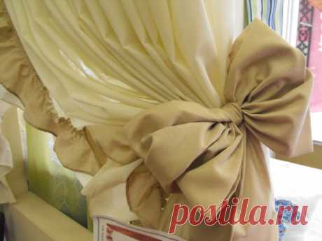 Curtain Bow Tie backs 10 colors curtain tie backs curtain