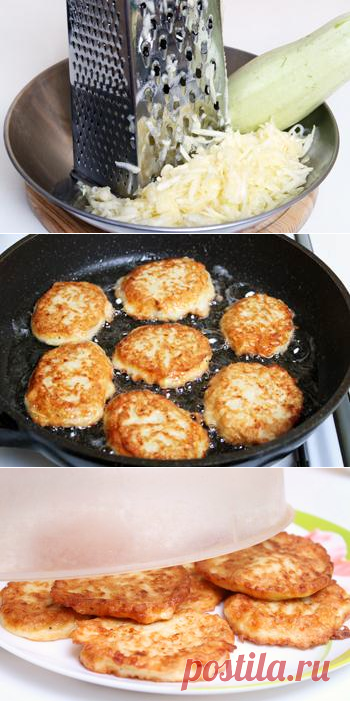 Оладьи из кабачков с сыром