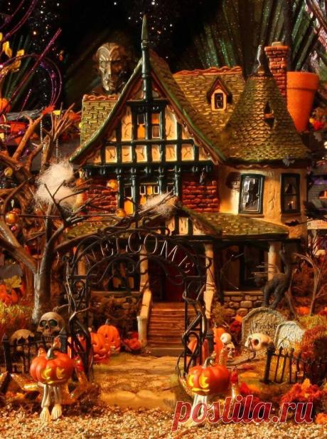Диорамные интерьерные композиции на Хэллоуин - Planetalsad