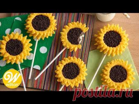 How to Make Sunflower Cookie Pops | Wilton