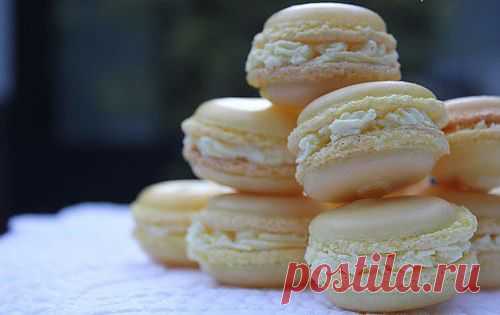 Лимонные macarons - отличный десерт!