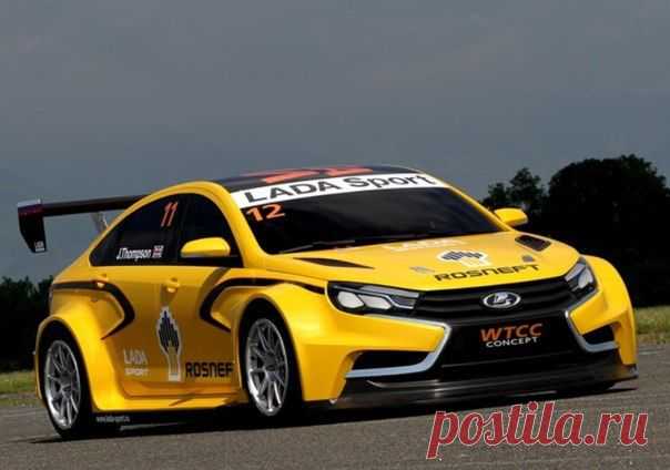Прокаченная Lada Vesta для участия в серии WTCC. / Surfingbird - все, что интересно тебе