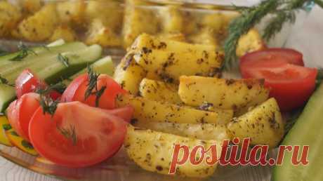 Картофель запеченный в духовке. Очень Вкусный Картофельный Гарнир - Простые рецепты Овкусе.ру