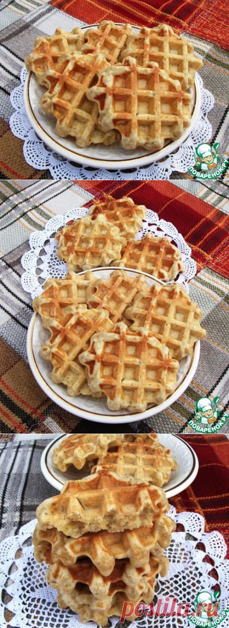 Толстые вафли "Геркулес" - кулинарный рецепт