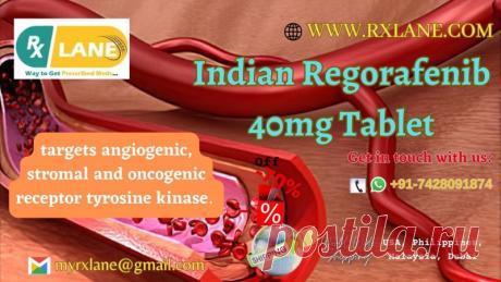 Regorafenib is an anti-cancer medicine used in the treatment of cancer of colon and rectum. It works by blocking the action of an abnormal protein that signals cancer cells to multiply, which helps to stop or slow the spread of cancer cells. It is usually given after other cancer medications have been tried without success.