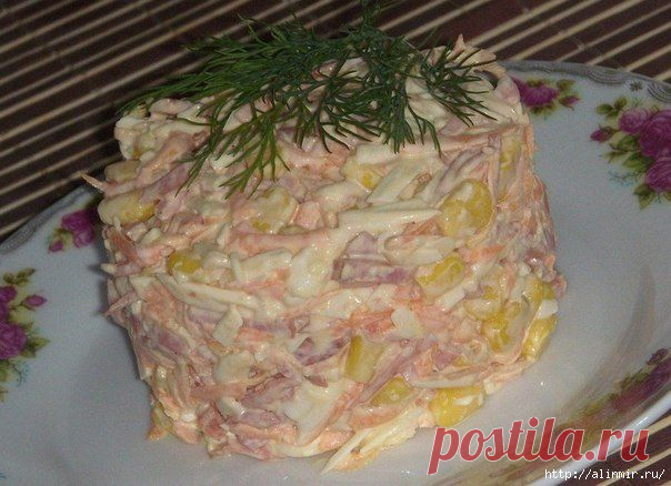 Быстрый и вкусный салат.