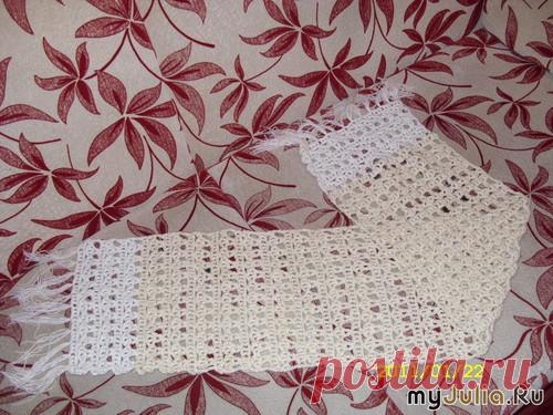 Шарфик из остатков пряжи: Дневник группы «ВЯЗАНИЕ»: Группы - женская социальная сеть myJulia.ru