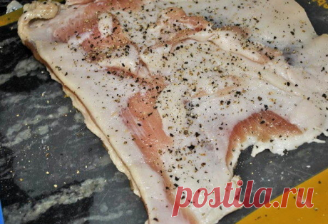 Мясной рулет Панчетта из свиной грудинки