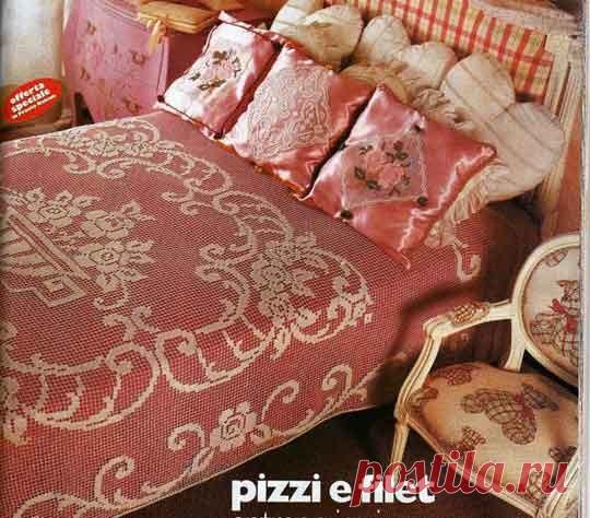 Шикарное покрывало крючком