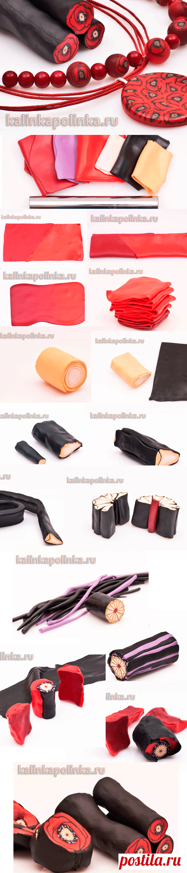 маки из полимерной глины. Кейн. | Polymer Clay Stuff